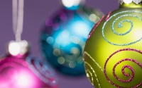 Three baubles
