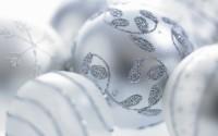 White ornaments