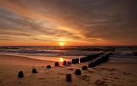 sunset at beach