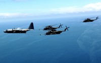 airplanes and helicopters