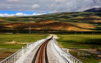 (The scenery of Qinghai-Tibetan Railway)